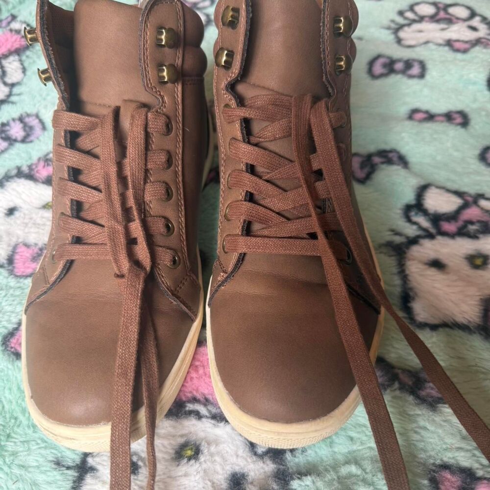Target Men's Brown and Tan Trainers
